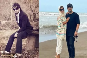 قبل و بعد شاهرخ استخری / کنار همسرش تو دهه پنجم زندگیش خوشتیپ تر از سی سالگیشه