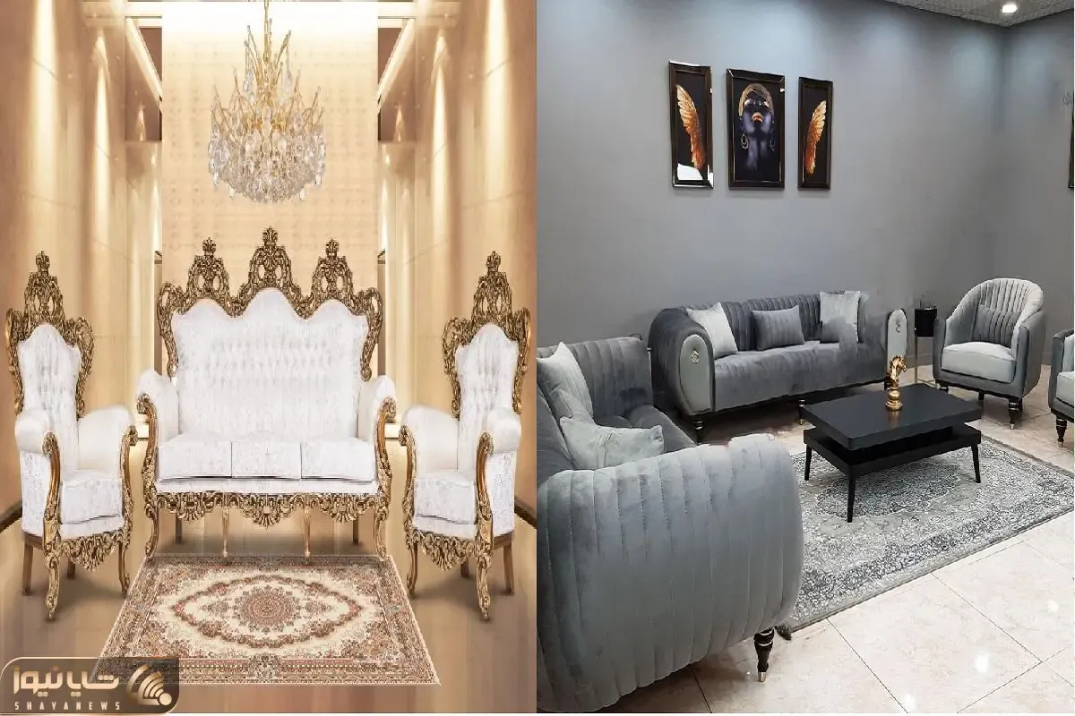 چیدمان مبل راحتی و استیل کنار هم/ترکیب سنت و مدرنیته که زیبایی پذیرایی رو به رخ میکشه