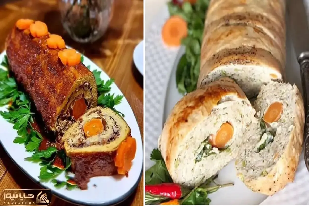 طرز تهیه رولت مرغ مجلسی / یه غذای شیک و همه چی تموم واسه مهمونی هاتون