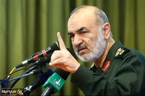 تصویر سنگ مزار سپهبد شهید حسین سلامی