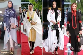 ببینید خانومای بازیگر رو که ادعای زیبایی داشتن؛ چرا این تیپای افتضاح تو جشن حافظ زدن!