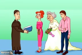 بازی فکری؛ اگه هوشت به هفت آسمون رسیده بگو مشکل این عروسی چیه کشیش چرا هنگ کرده؟