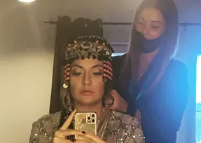 عکس مهناز افشار با لباس کردی غوغا کرد!