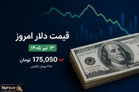 قیمت دلار امروز شنبه ۱۳ تیر ۱۴۰۵؛ عقب نشینی دلار