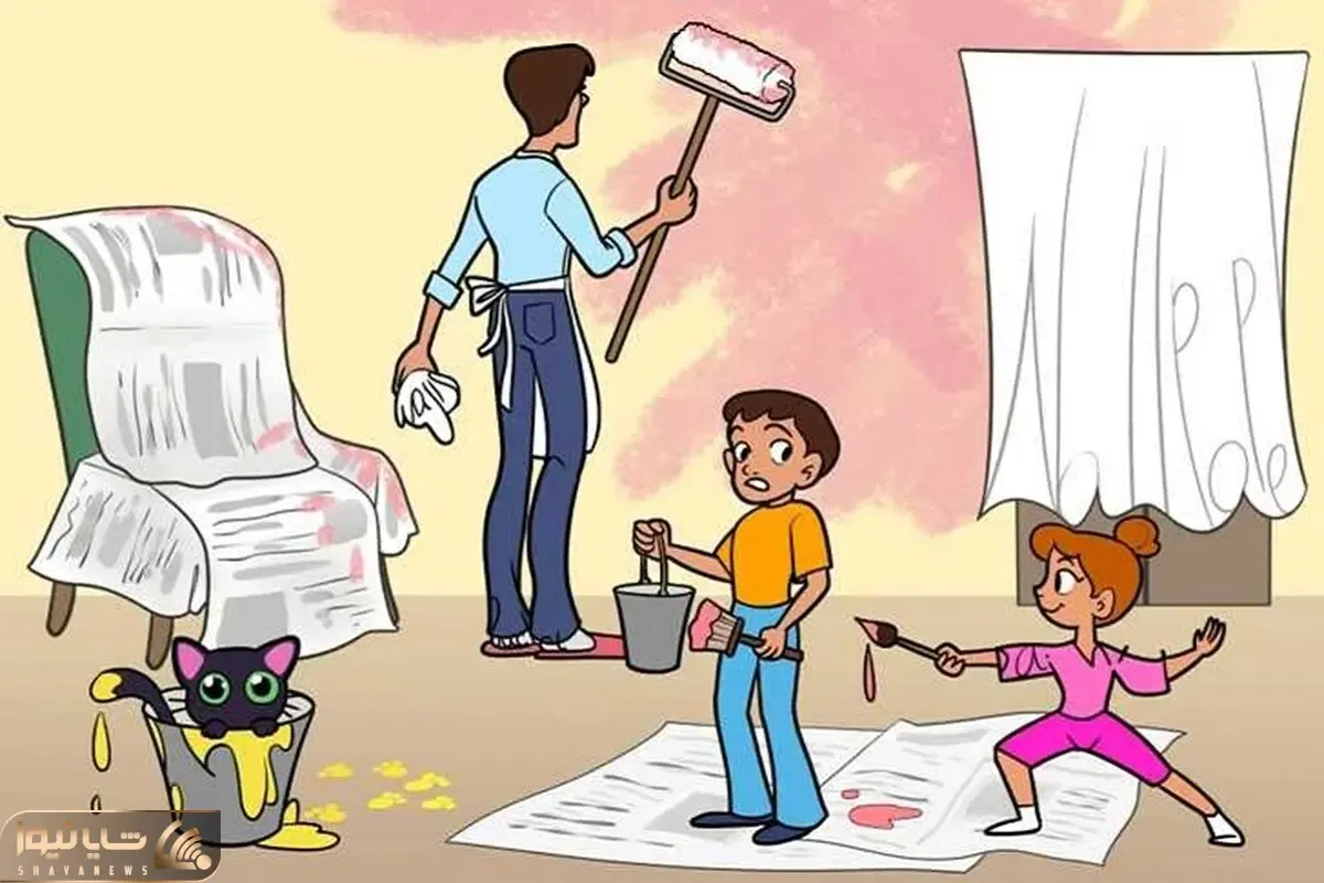 بازی فکری؛  اگه کلمه  PAINT  رو تو ۶ ثانیه پیدا کنی، چشم‌ های جادویی داری