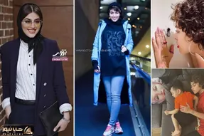شلوخ بازیِ ریحانه پارسا با آق میلی؛ بیش فعالیه خانوم دو متری همرو مَنگ کرده!