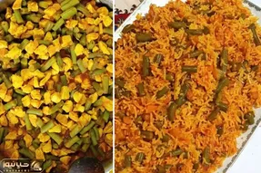 طرز تهیه لوبیا پلو با مرغ خوشمزه / روش متفاوت برای طبخ یه پلو مخلوط عالی