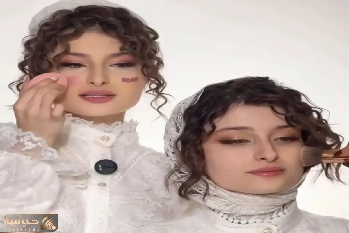 سارا و نیکا فرقانی عروس شدن؛ میکاپ جذاب دخترای نقی تو دنیای واقعی با چهره فول تغییر
