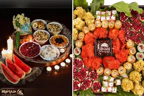 ایده های جذاب برای سینی میوه شب یلدا / زیباترین میز بلندترین شب سال رو اینجوری بچین