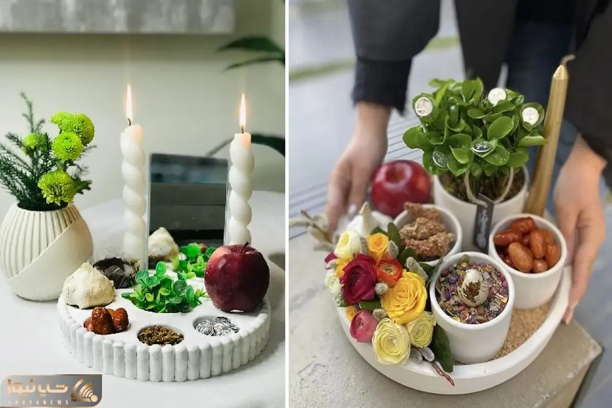 ایده های جذاب برای سفره هفت سین مینیمال / نوروز 1404 شیک ترین هفت سین مال توئه!