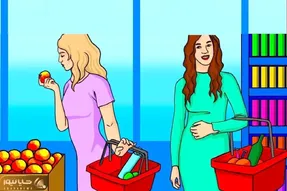 بازی فکری؛ اگه رندی و نابغه بگو کدوم از خانومایی که اومده خرید مجرد نیست و متاهل؟
