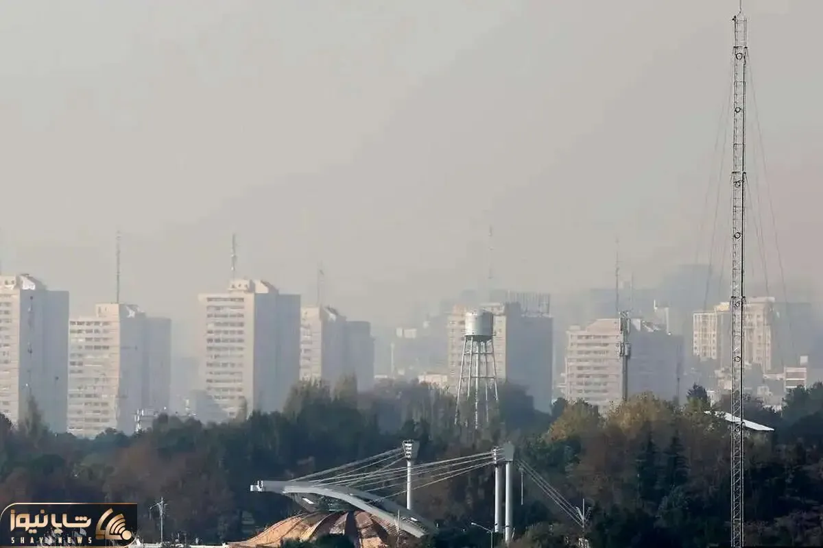 شاخص آلودگی هوا تهران امروز یکشنبه ۲ دی + نقشه