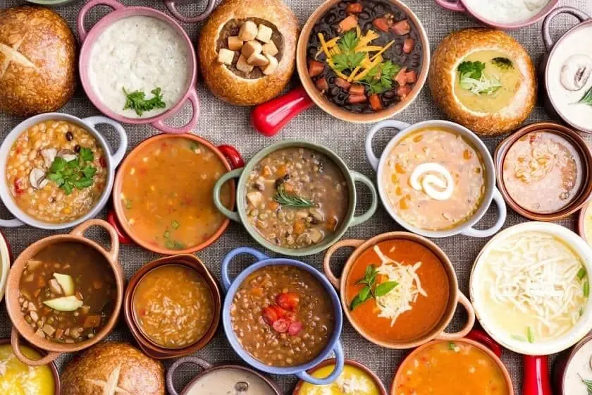 طرز تهیه چند نوع سوپ خوشمزه و لذیذ