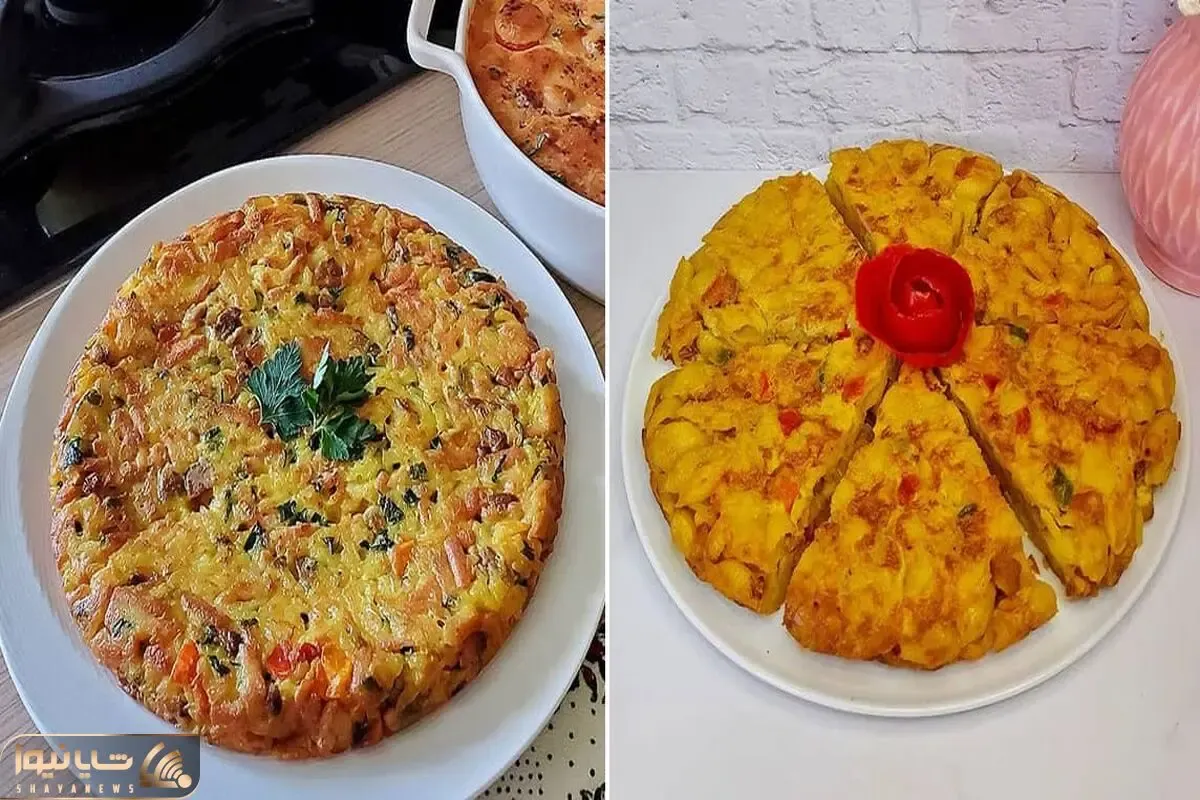 طرز تهیه کوکوی ماکارونی / یه کوکوی جذاب که بچه ها عاشقش میشن