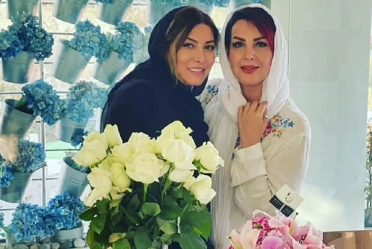 تولد بازی فریبا نادری با خواهر خوشگلش در فضایی لوکس! +عکس