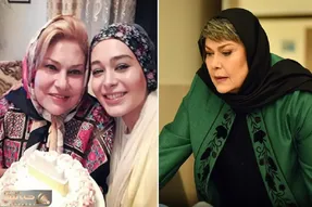 مهرانه مهین ترابی با شونصد سال سن شده شونزده ساله؛ خانم گونه رو قاچید توپ کار گذاشت!