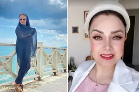 شیطنت نافرم صبا راد تو ماشین با شوهرش که بَد آقارو کلافید؛ خانوم یه کامیون آرایش کردن!