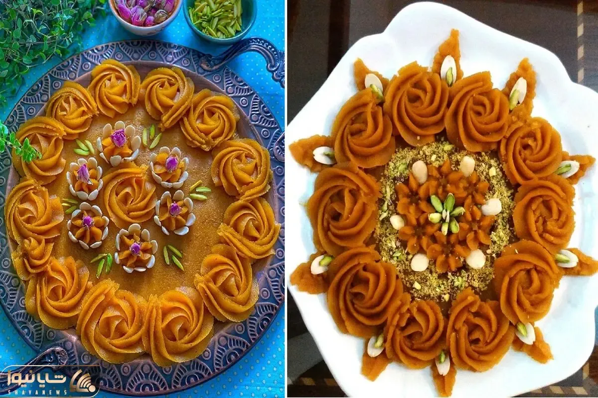 طرز تهیه حلوای سه آرد / دسری سنتی که حال و هوای قدیم رو زنده میکنه