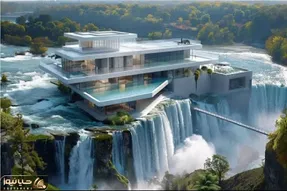معماری خلاقانه / خونه ساختن لب آبشار معمارش بهشت رو به تصویر کشیده