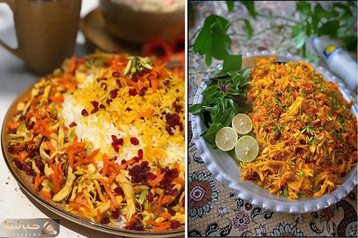 طرز تهیه هویج پلو با مرغ/ غذایی که تمام انتظارا از یه پلو مخلوط عالی رو برآورده میکنه