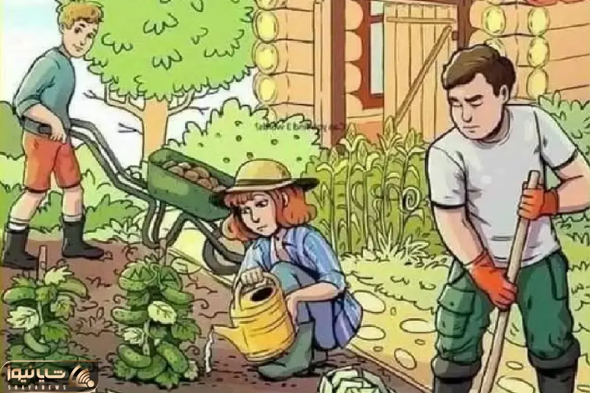 بازی فکری؛ اگه شاگرد اول کلاس هوش هستی تو این باغچه خانوادگی سه کلمه پنهان پیدا کن