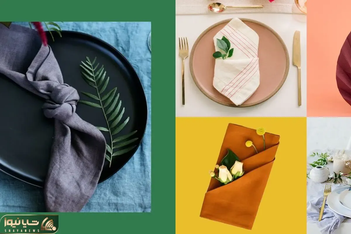 چیدانه خیلی قشنگ؛ شما یه دستمال سفره بذار سر سفره همه میگن وای چقدر اینا لاکچرین
