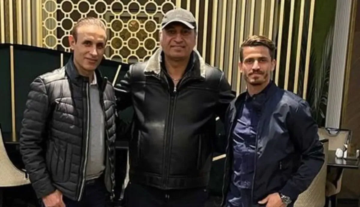 دیدار حمید فرخ نژاد با یحیی گل محمدی و وریا غفوری+عکس