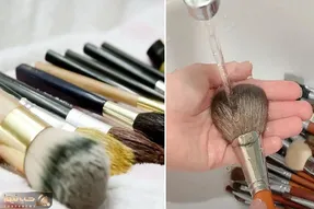 چه گیری کردیم از دست این براش های آرایشی / زود کثیف میشن؟ ترفند تمیز کردنشون اینجاست