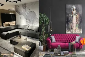 بهترین رنگ مبلمان برای کاغذ دیواری طوسی؛ ترکیب هایی شیک و مدرن برای خانه ای جذاب