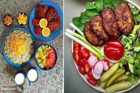 طرز تهیه کتلت گوشت و کته / ناهار امروز رو همینقدر خوشمزه و جذاب آماده کن