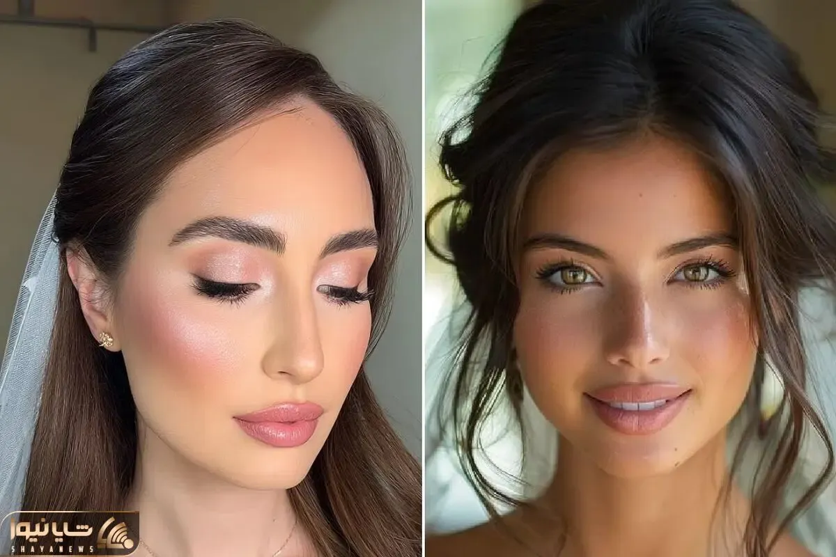 انواع آرایش ملایم و ساده عروس؛ از زیرسازی پوست گرفته تا رنگ رژ لب و بستن منافذ باز