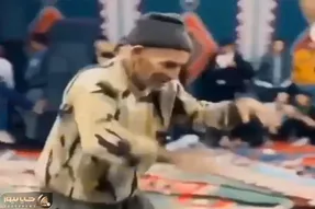 آواز شاد؛ پیر خمیده و فرتوت تو عروسی پابه پای جوونا که نه بهتر از اونا مجلسو گرم کرد