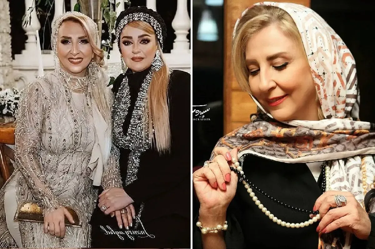 مانتو جواهر دوزی و خیلییی گرون مرجانه گلچین؛ خانوم واسه نشون دادن چه قر و قمیشی اومد!