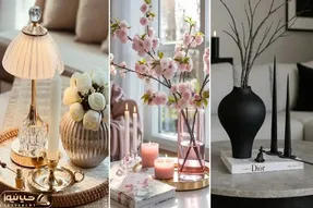 دیزاین میز جلو مبلی با سلیقه / آیتم های جذاب کننده سبک مینیمال و لوکس