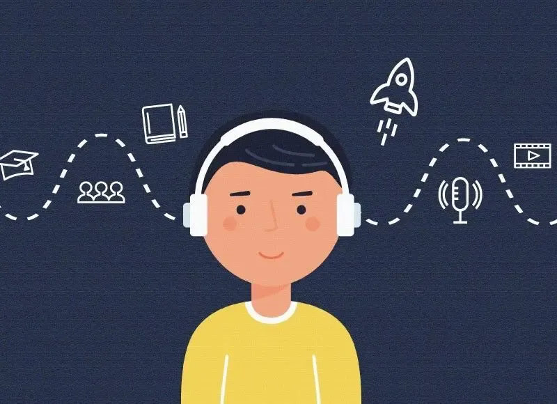 آموزش زبان انگلیسی با پادکست صوتی چگونه است؟