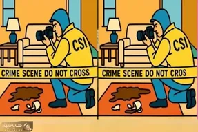بازی فکری؛ ۳ تفاوت در بازرسی صحنه جرم توسط CSI را پیدا کنید