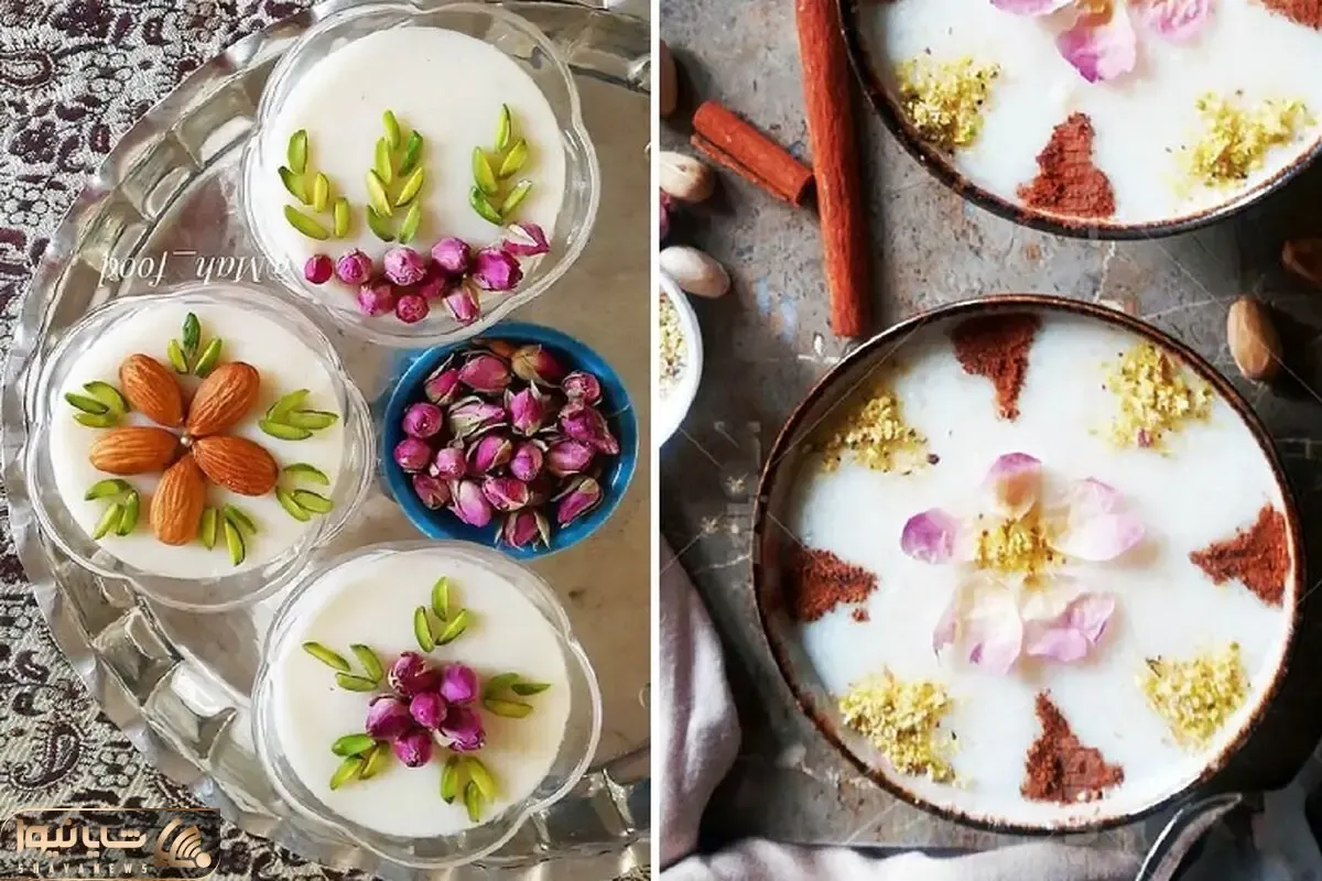 طرز تهیه شیر برنج با بهترین دستور / یه دسر عالی با بافت لطیف و مزه فوق العاده