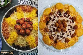 طرز تهیه رشته پلو مجلسی / خوشمزه ترین قاطی پلو با بهترین دستور