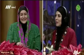سوتی خندان؛ نعیمه نظام دوست رو آنتن زنده میتقلبه و لو میده/ لیلا اوتادی و مجری پوکیدن