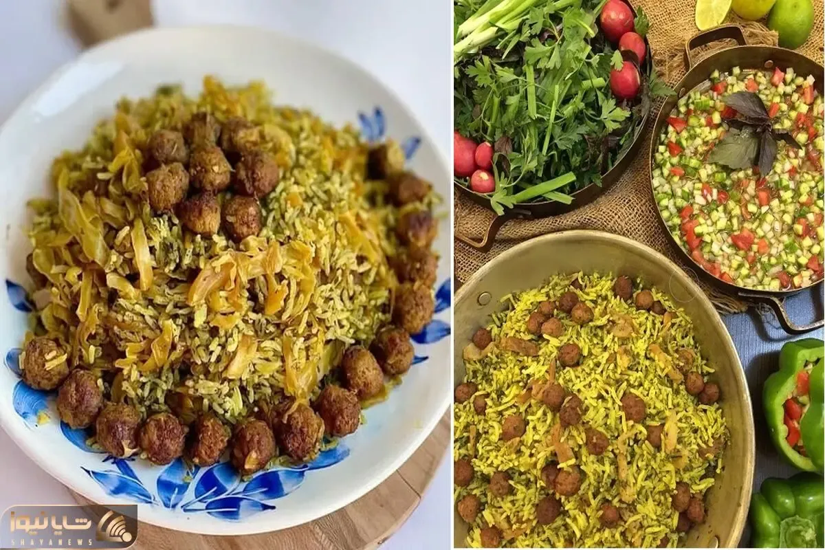 طرز تهیه کلم پلو شیرازی اصیل و خوشمزه/ شنیدی میگن خوشا شیراز و کلم پلوی بی مثالش؟