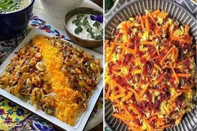 طرز تهیه هویج پلو خوشمزه و لذیذ / بدون گوشت یه غذای فوق العاده آماده کن