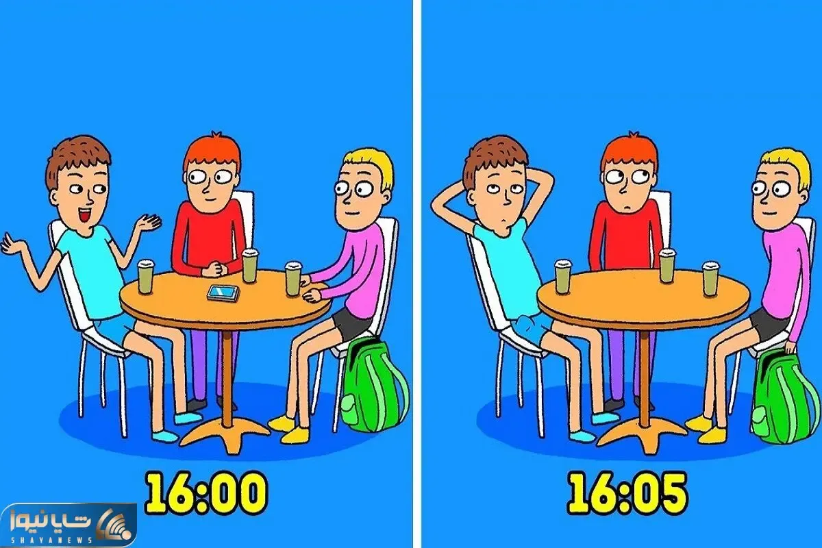 بازی فکری؛ اگه رگ و ریشت از هوشه بگو کدوم از افراد دزد گوشی آیفون؟؟