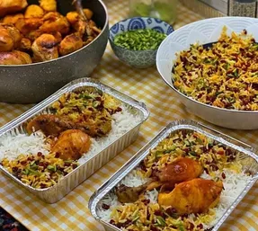 طرز تهیه زرشک پلو با مرغ نذری برای 50 نفر؛ همه چی راجع به درست کردن برنجِش