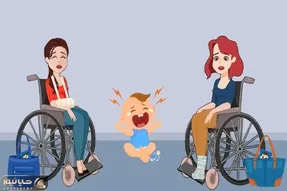 بازی فکری؛ اگه با هوشت افاده میایی و ننگ میفرستی بگو کدوم از ویلچریا مادر بچه نق نقو