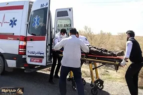 واژگونی مینی بوس سرویس معدن 11 مصدوم برجای گذاشت