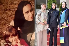 قبل و بعد ستاره پسیانی / شباهت دیده نشده نقره جیران به همسر پدرش همرو متعجب کرد