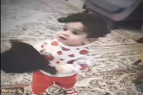 آواز شاد؛ بچه جوجه باباکرم رقصید توپ میگی از کجا یاد گرفته بابابزرگشو میبینی میفهمی