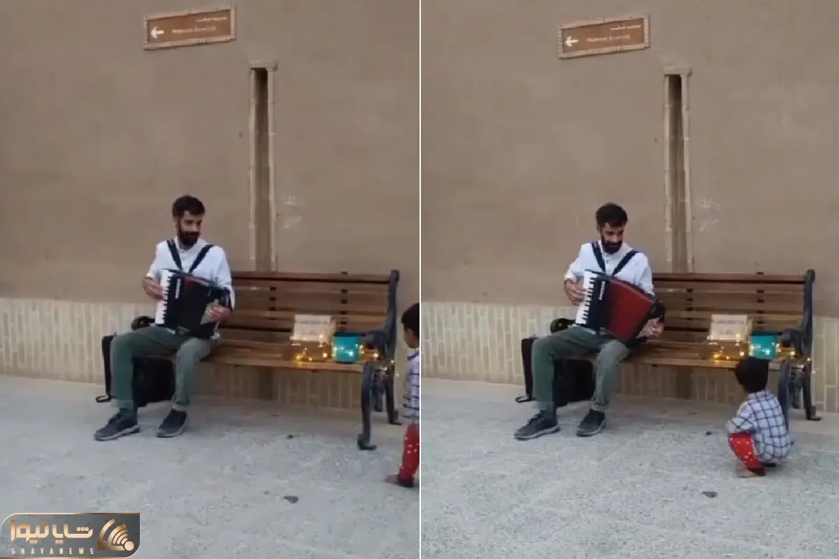 آواز خیابانی؛ آقاهه چه دلنشین برای بچه های بی سرپرست آهنگ زد