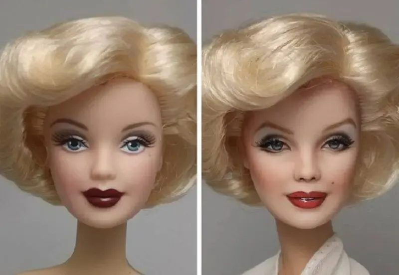 ساخت عروسک هایی مشابه چهره سلبریتی ها