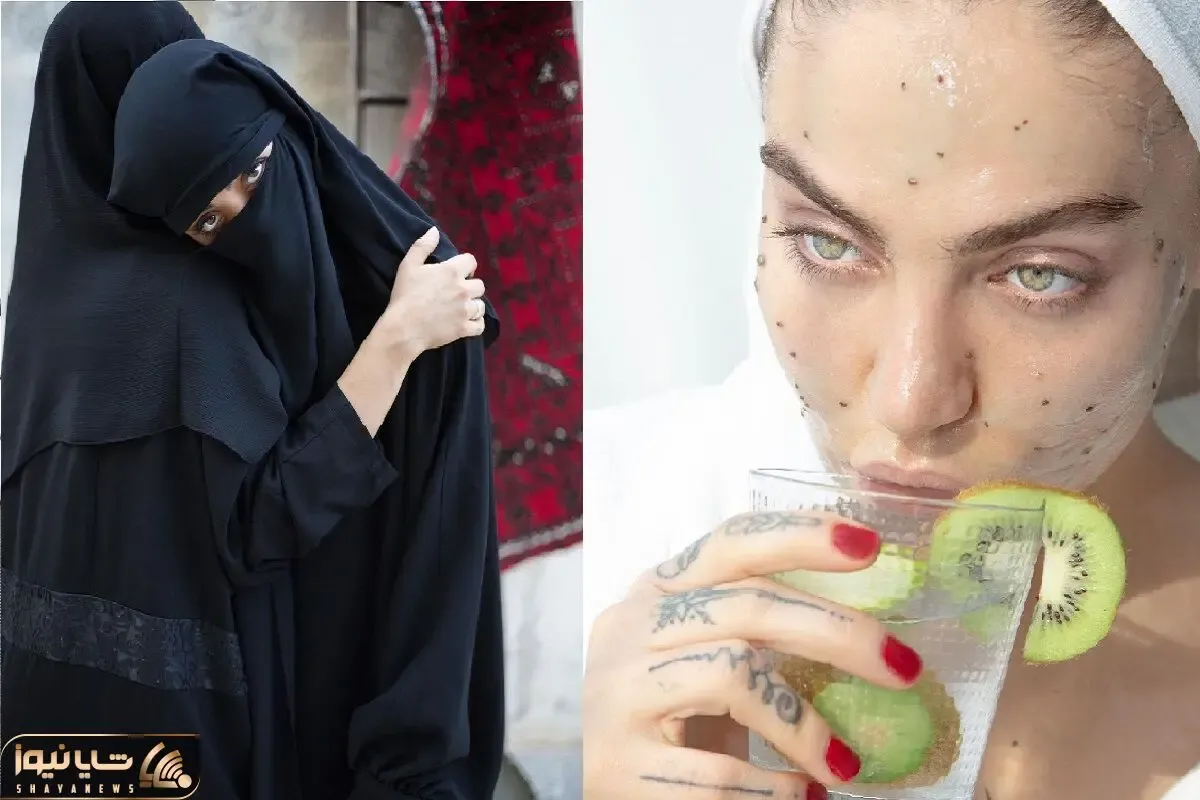 همسر دوم شهاب حسینی چادری شد و روبنده می‌پوشه ؛ خوش فِیس‌ترین مدل ایرانیه!